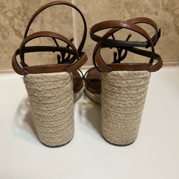 Saint Laurent cassandra wedge shoes - Picture 3 of 4